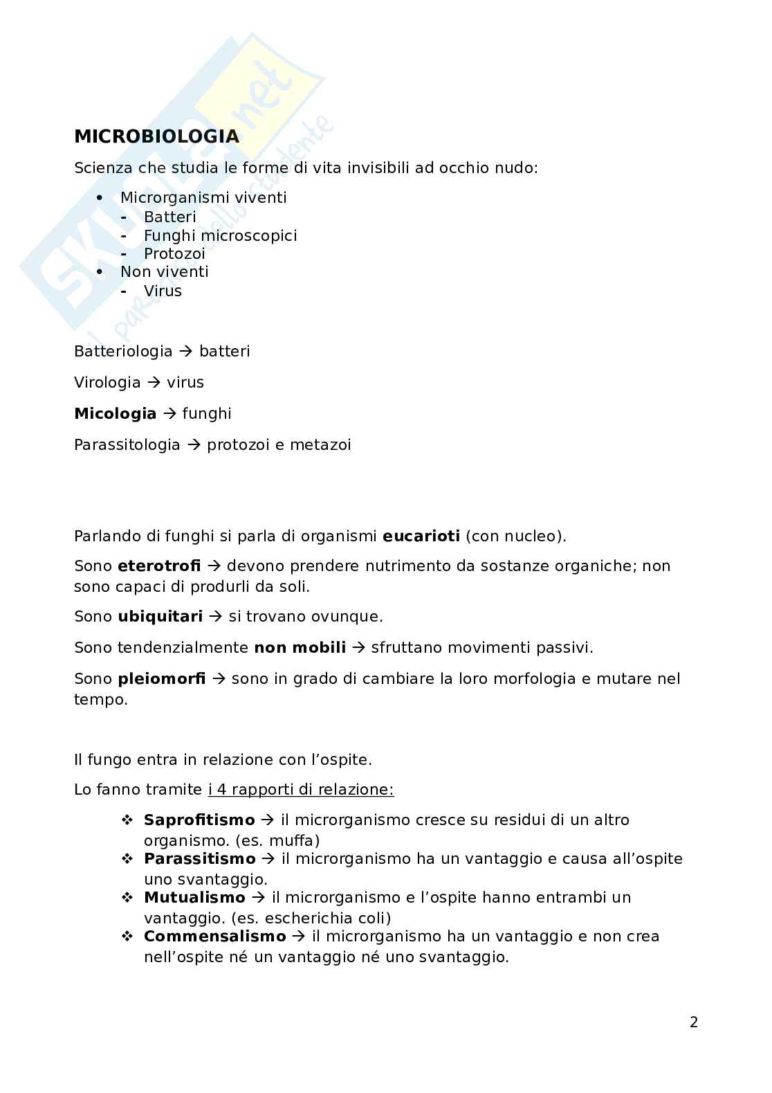 Promozione della salute e della sicurezza: Virologia Pag. 2