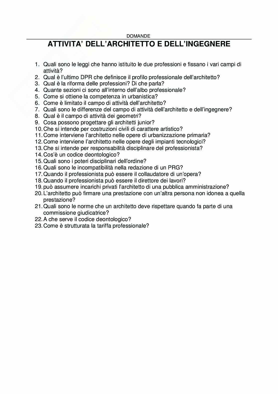 Appunti di Deontologia professionale architetto Pag. 11