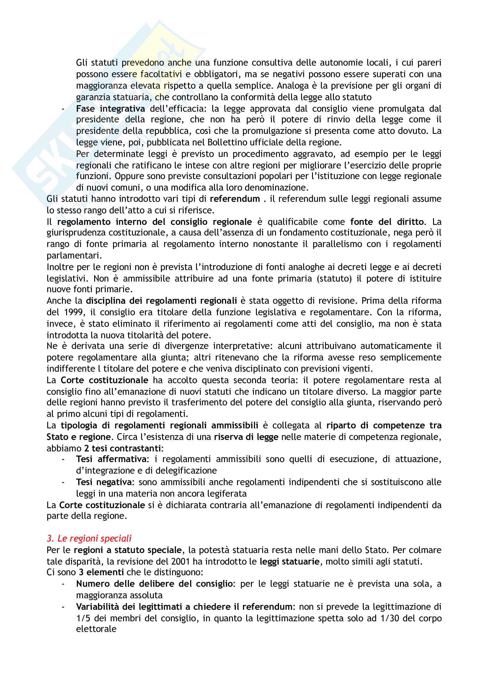 Riassunto esame Diritto costituzionale, prof. Tartaglia Polcini, libro consigliato Manuale di diritto costituzionale italiano ed europeo, Romboli Pag. 16