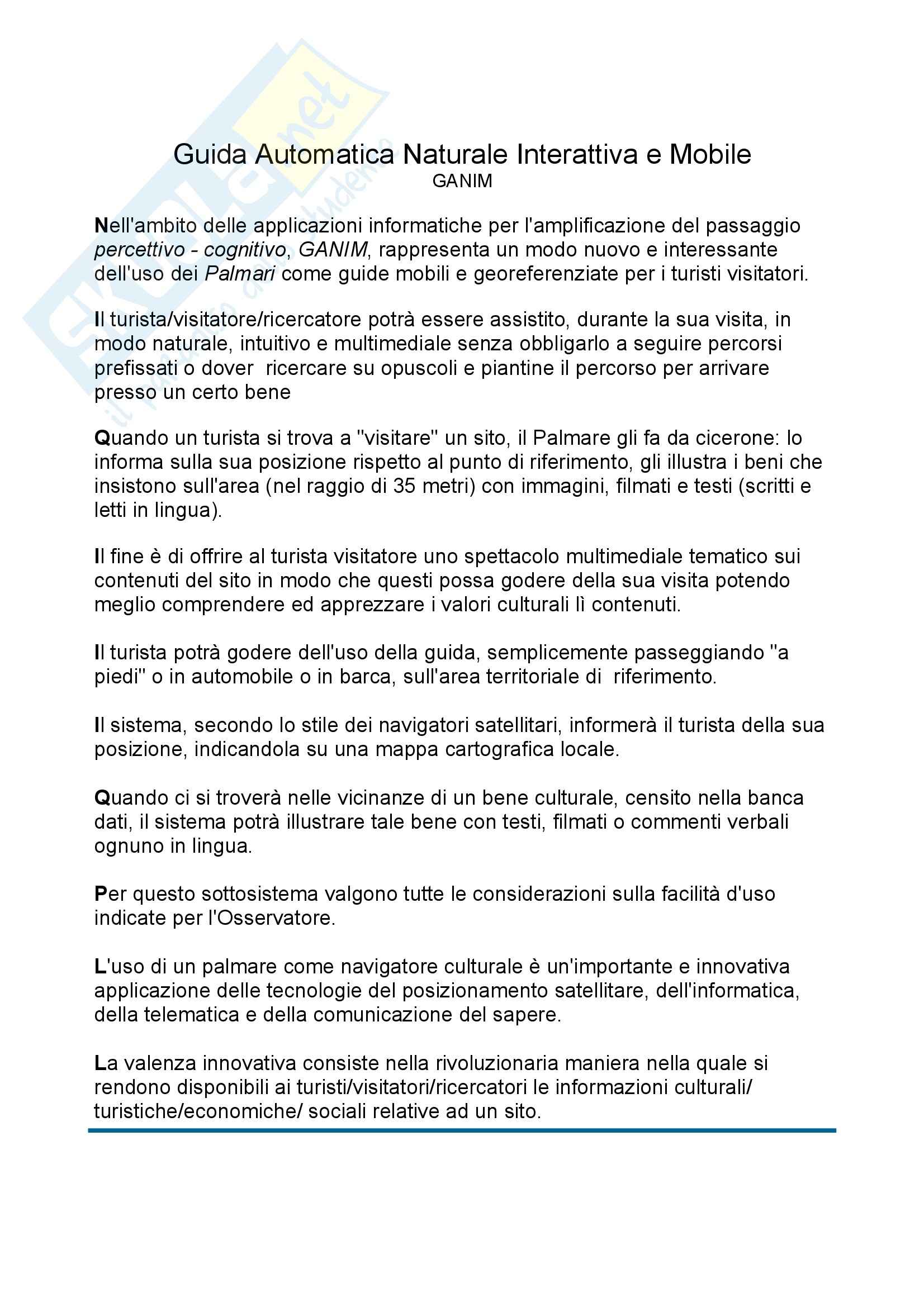 Applicazioni tecnologiche al turismo - Appunti Pag. 31