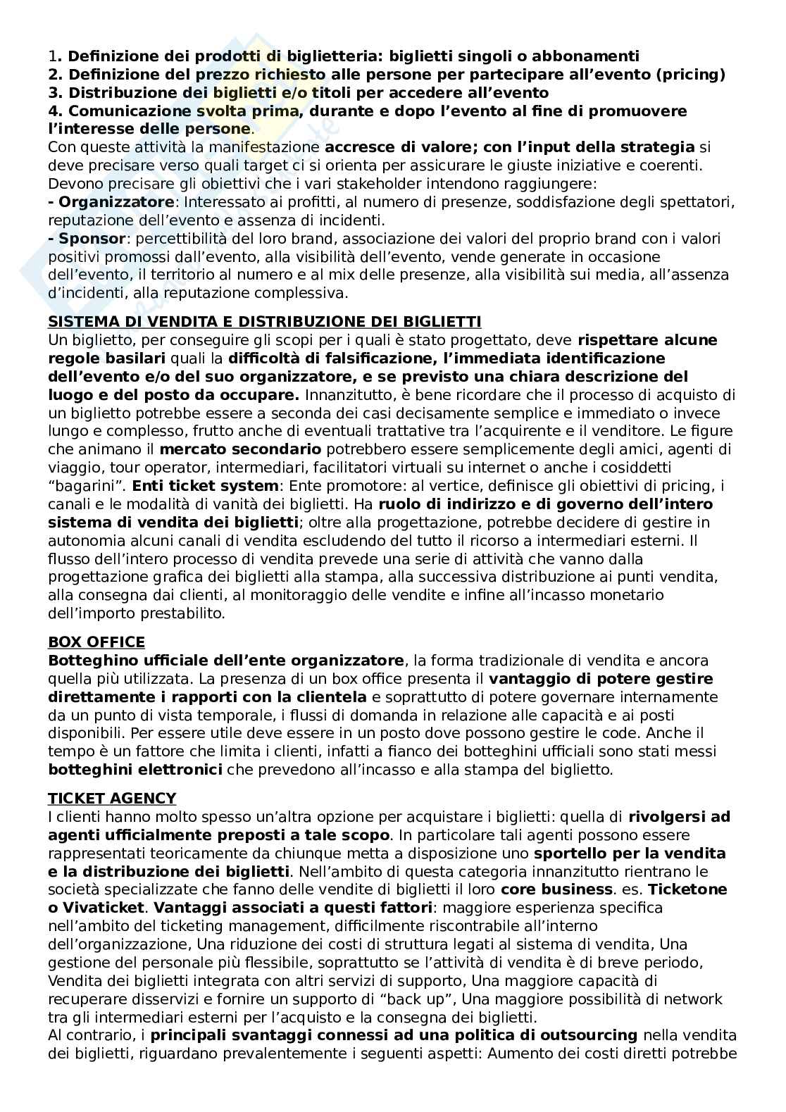 Riassunto esame Marketing, Prof. Graziano Hermann, libro consigliato Marketing e management dello sport. Analisi strategie azioni, Sergio Cherubini Pag. 11