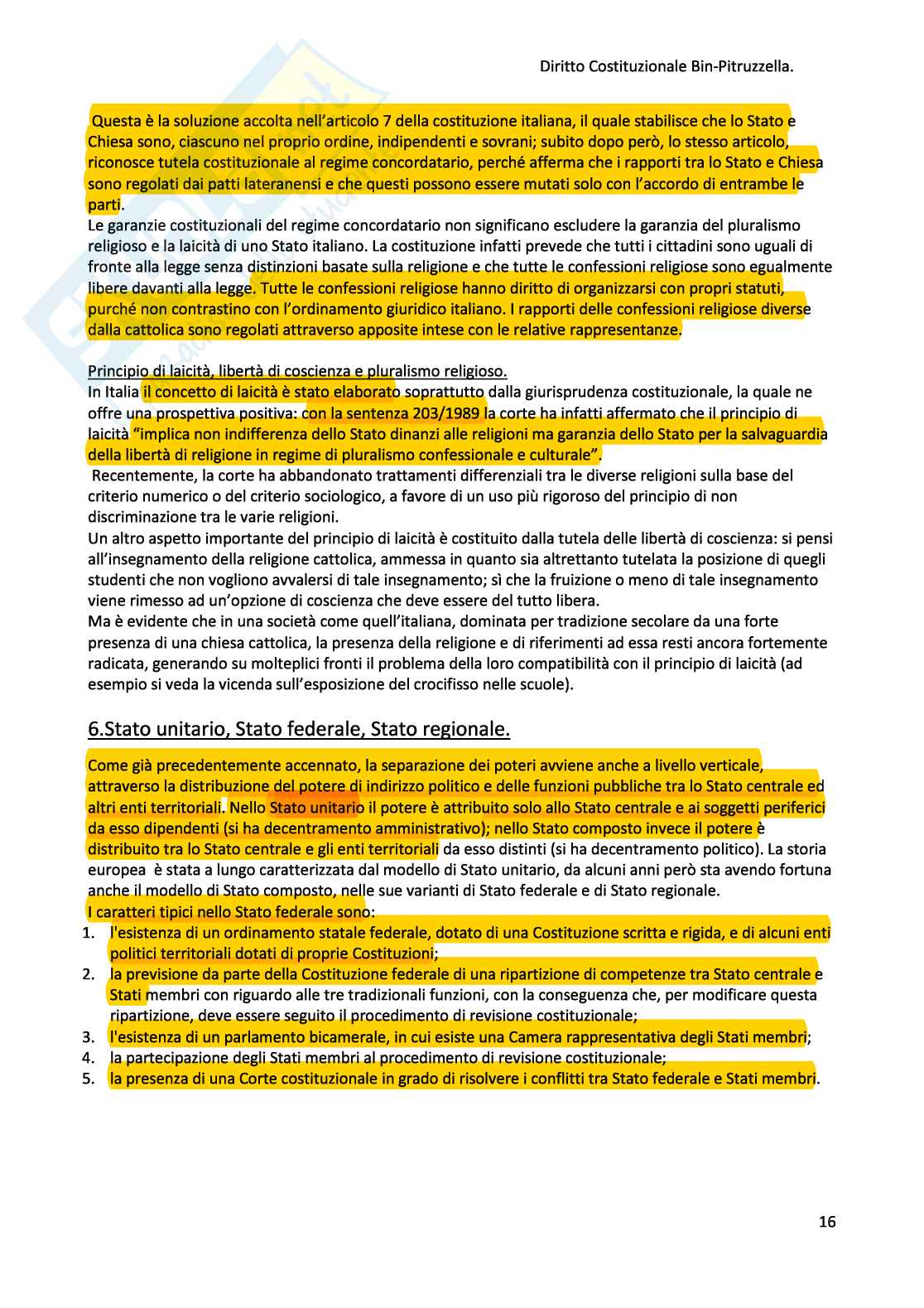 Appunti di Diritto costituzionale Pag. 16