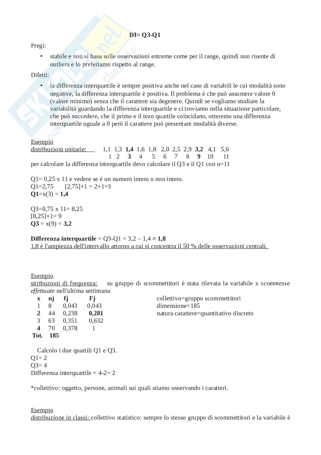 Appunti Modelli statistici per le decisioni aziendali Pag. 41