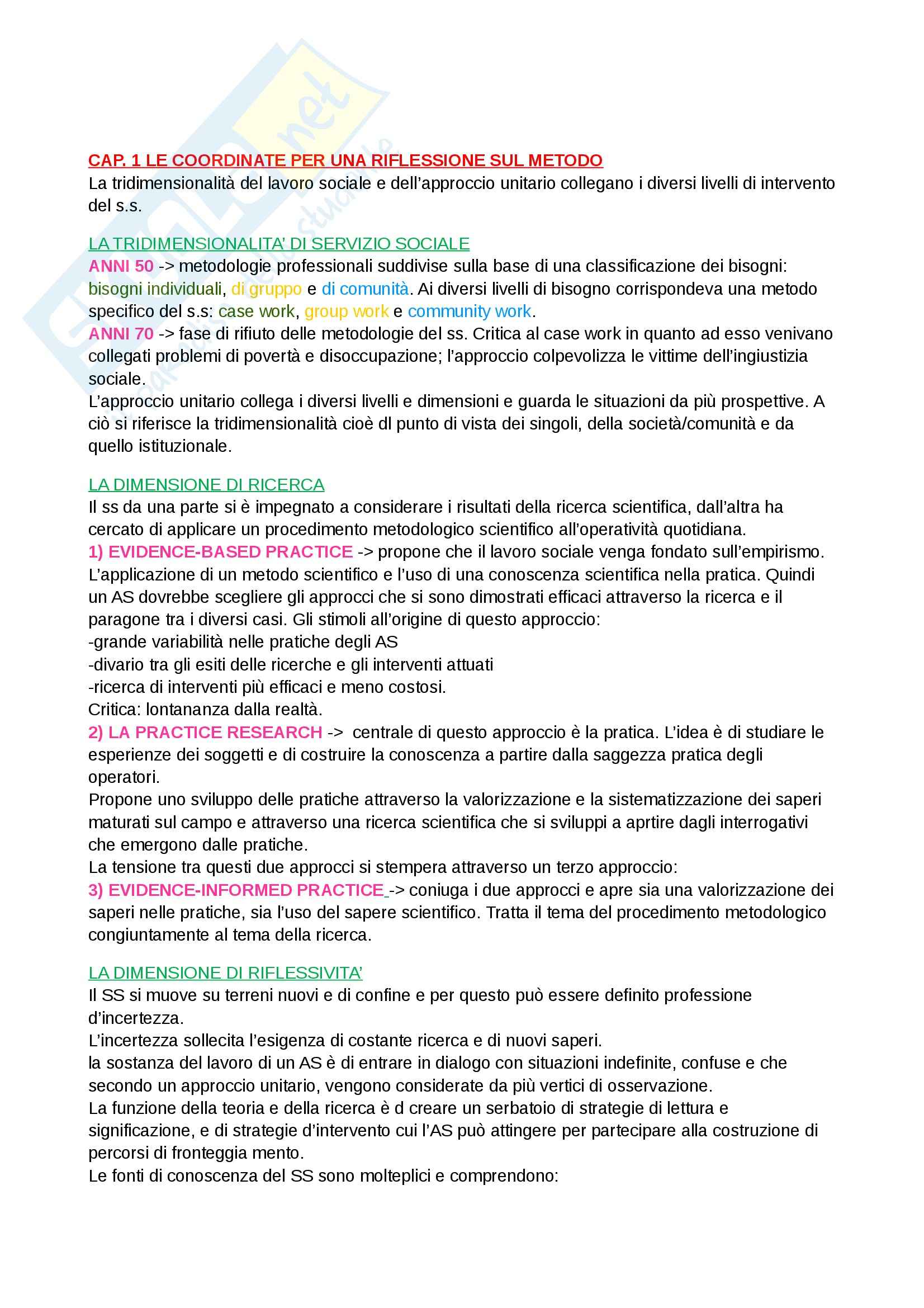 Metodi E Tecniche Del Servizio Sociale