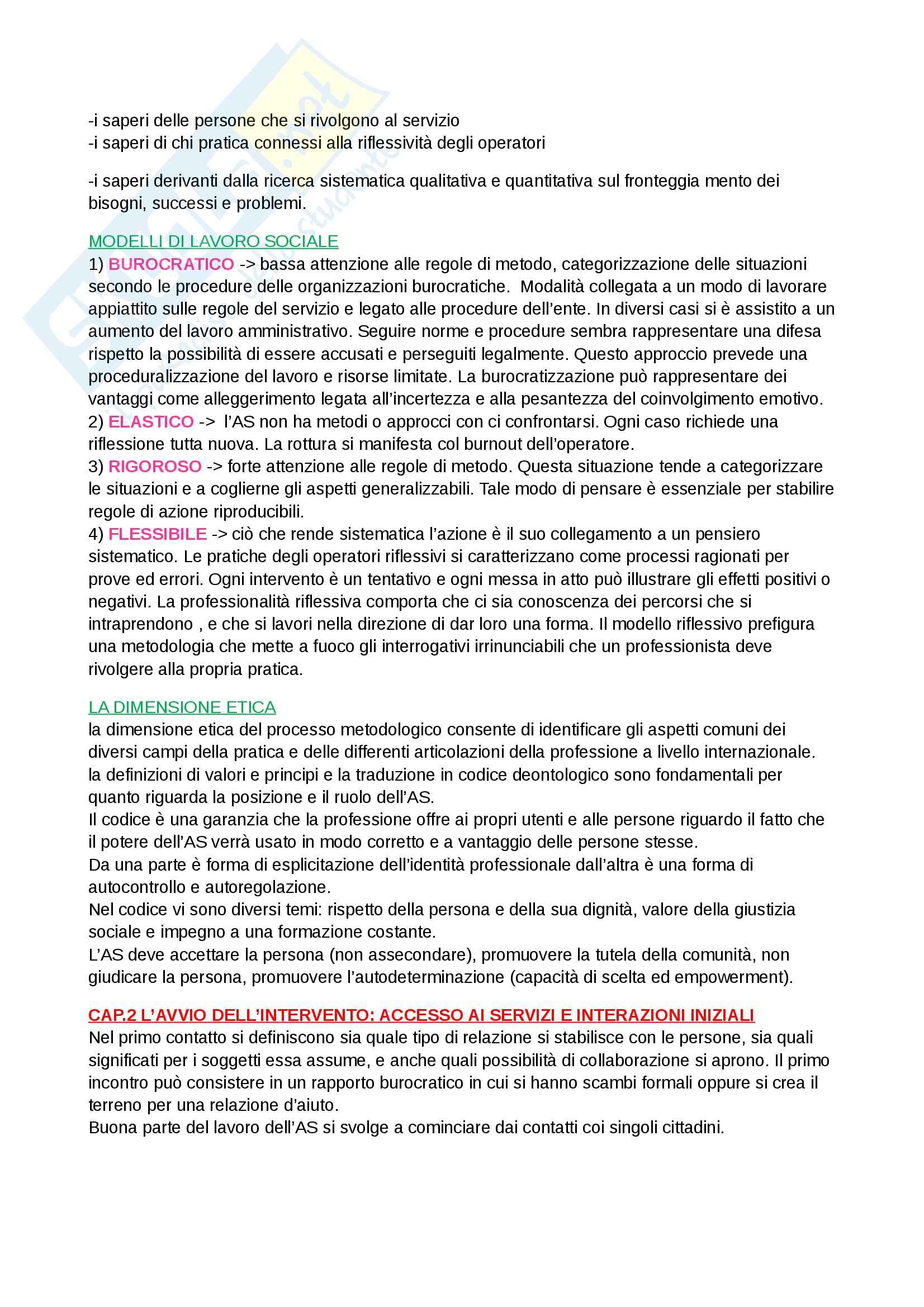 Metodi E Tecniche Del Servizio Sociale