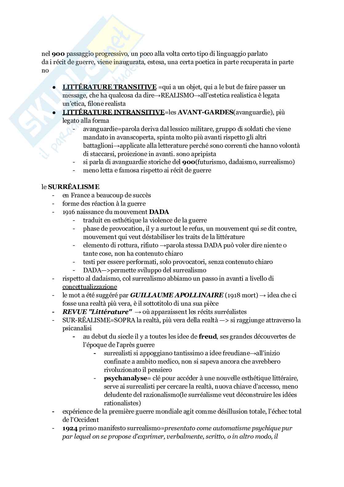 Appunti di Letteratura francese 1 Pag. 11