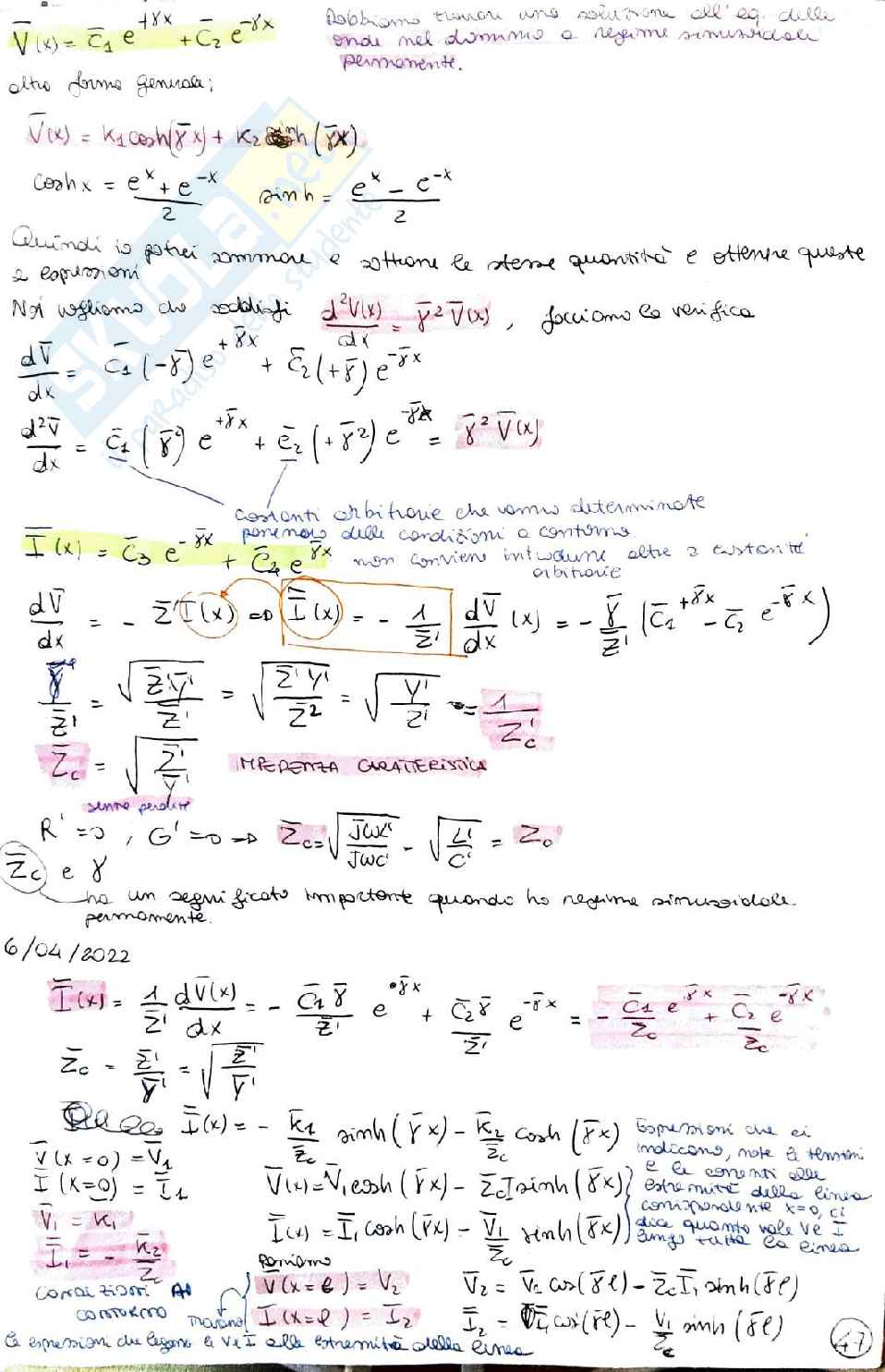 Appunti ed esercizi modulo 1 di Sistemi di produzione e conversione dell'energia elettrica Pag. 46
