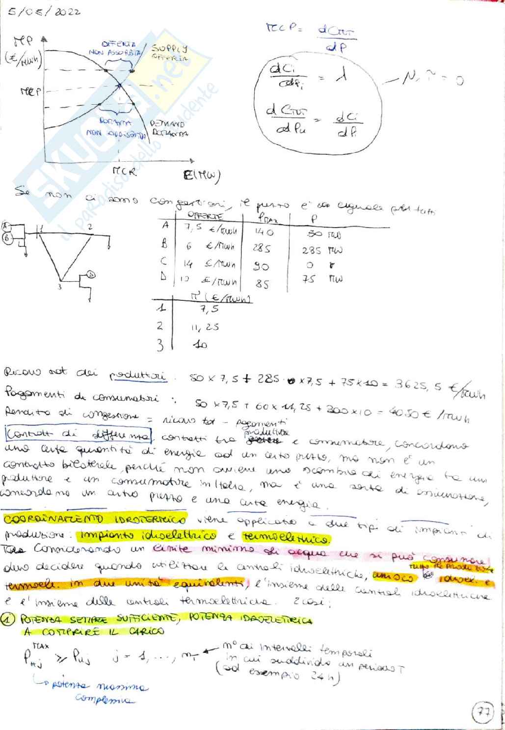 Appunti ed esercizi modulo 1 di Sistemi di produzione e conversione dell'energia elettrica Pag. 76