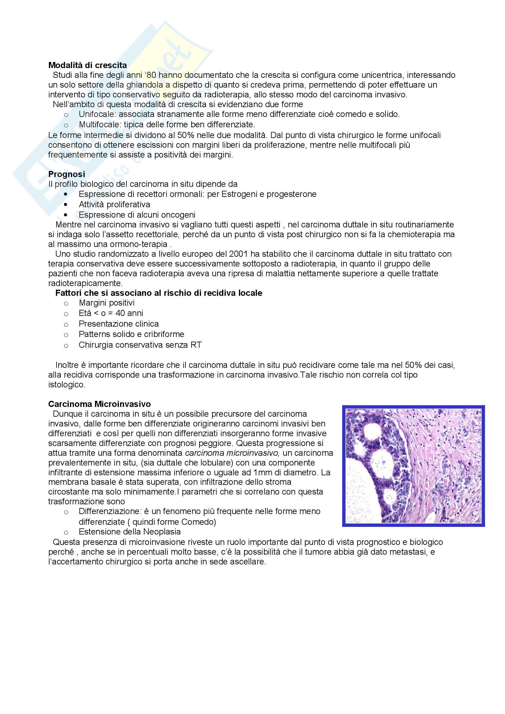Anatomia Patologica - Patologia mammaria Pag. 6