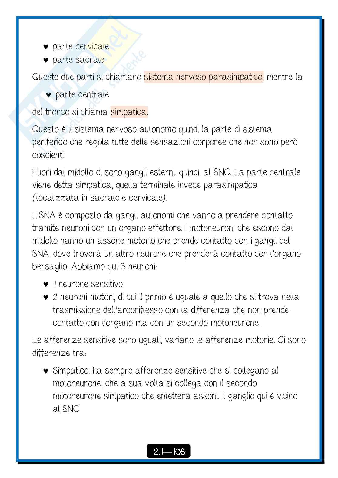Sistema nervoso Pag. 51