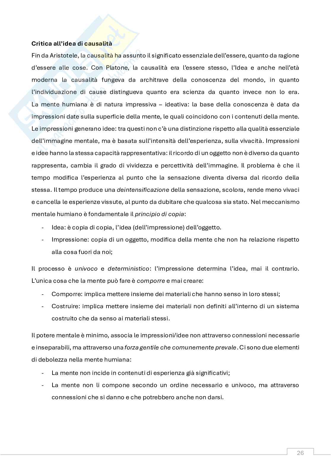 Appunti Storia della filosofia moderna e contemporanea (b)  Pag. 26
