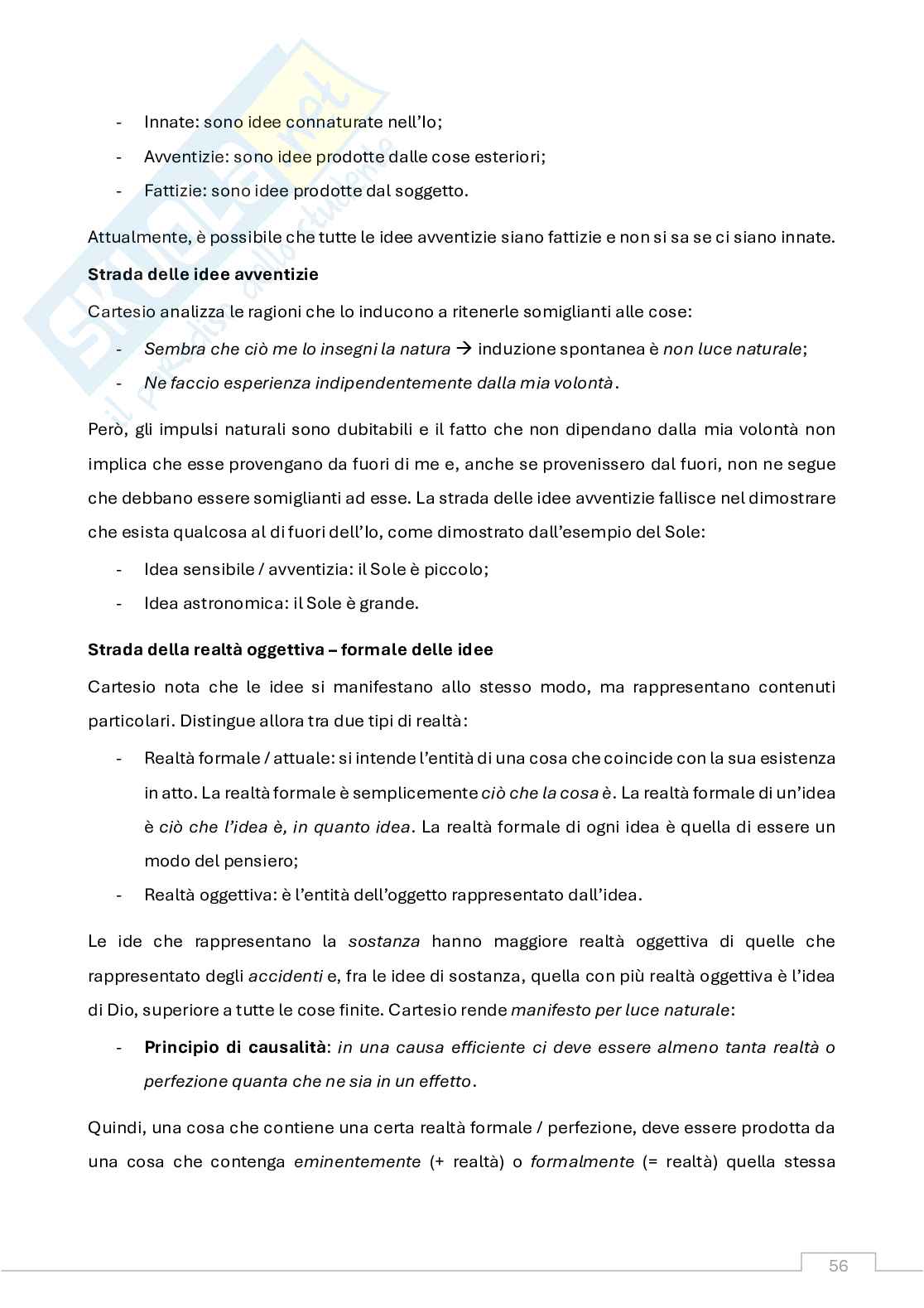 Appunti Storia della filosofia moderna e contemporanea (b)  Pag. 56