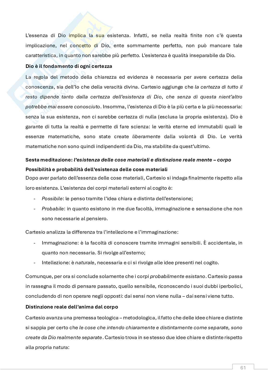 Appunti Storia della filosofia moderna e contemporanea (b)  Pag. 61