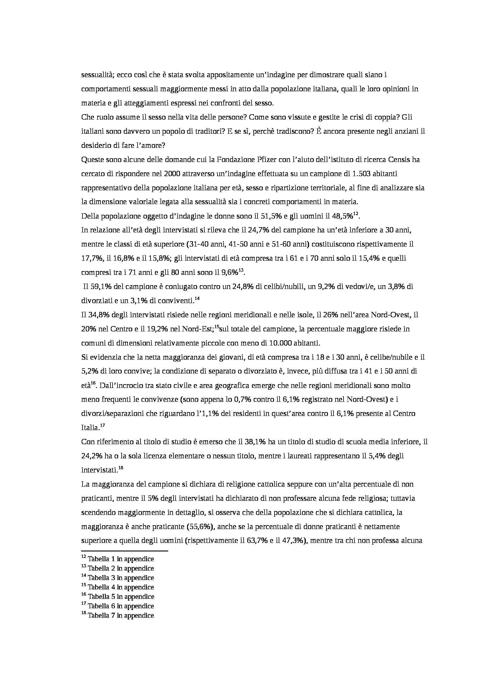 Tesi - L'Eros a due: la sessualità di coppia nel ciclo di vita e di fronte a molti ostacoli Pag. 46