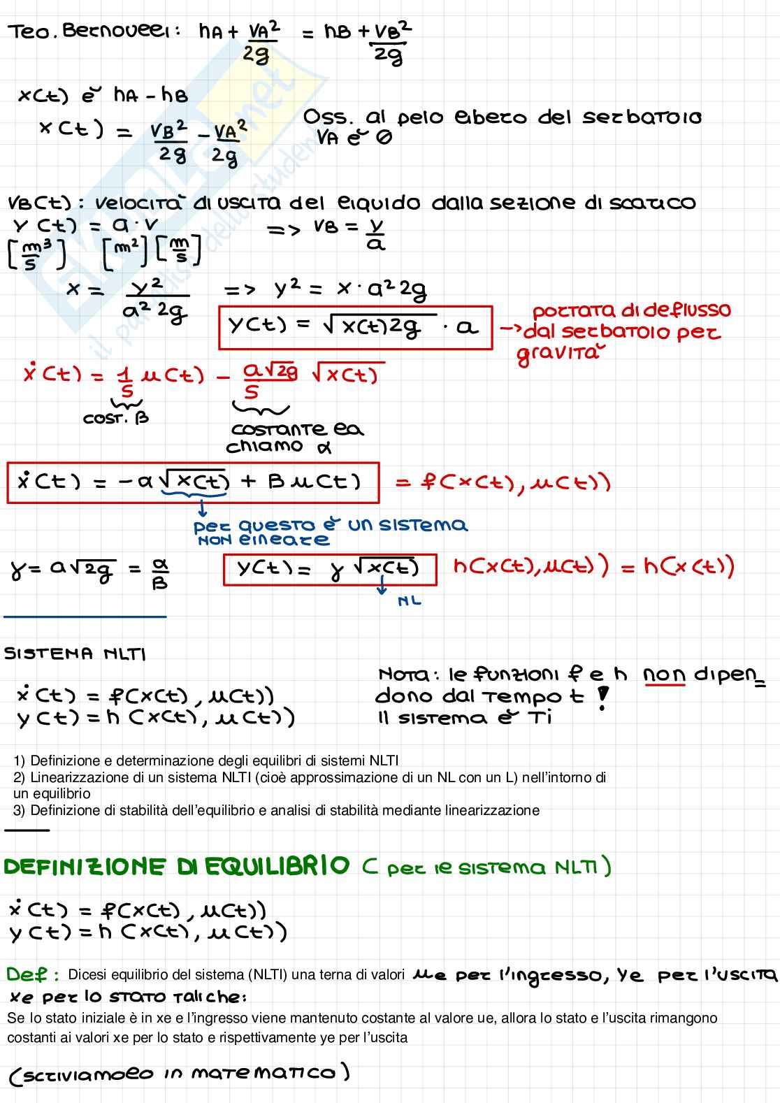 Appunti parte 1 Fondamenti di automatica Pag. 61