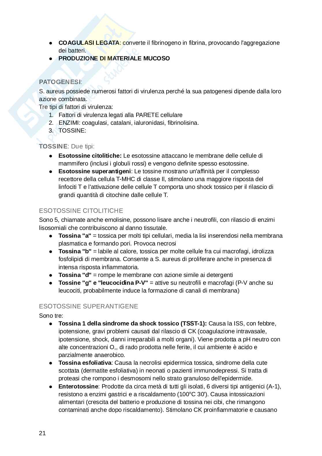 Appunti microbiologia  Pag. 21