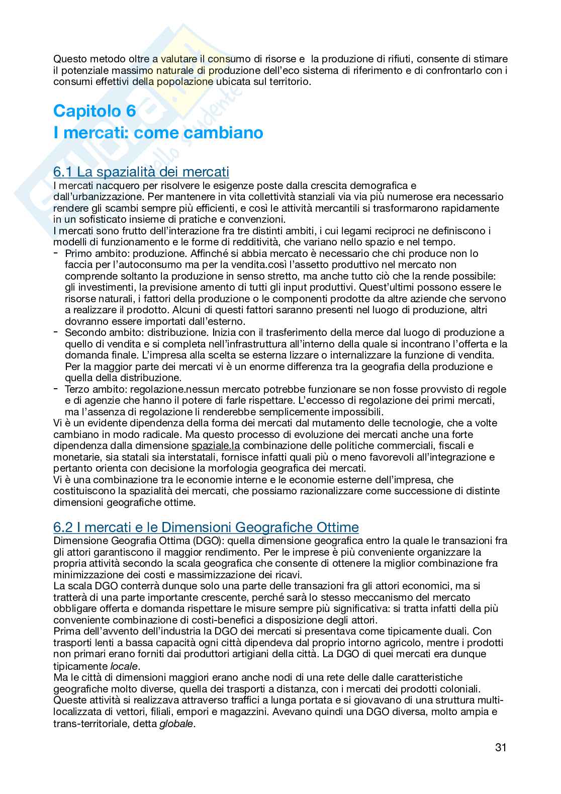 Riassunto esame geografia economica Pag. 31