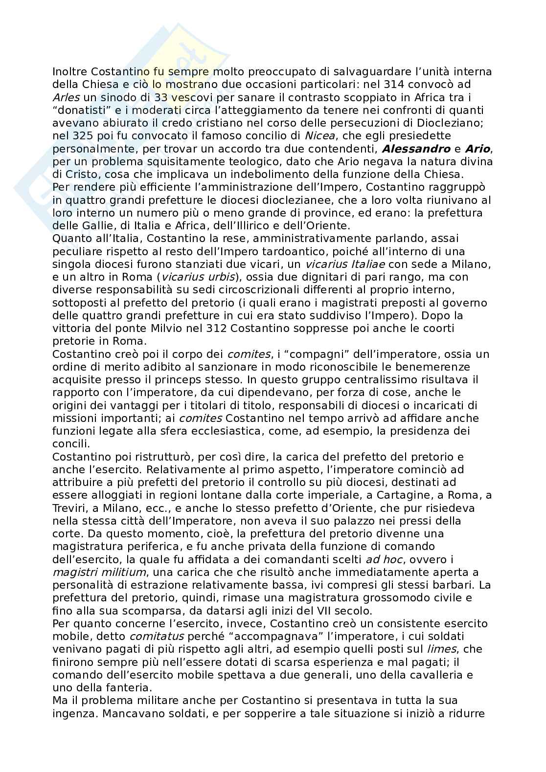 Riassunto esame Storia romana, Prof. Tantillo Ignazio, libro consigliato Storia romana, Gerace, Marcone Pag. 16