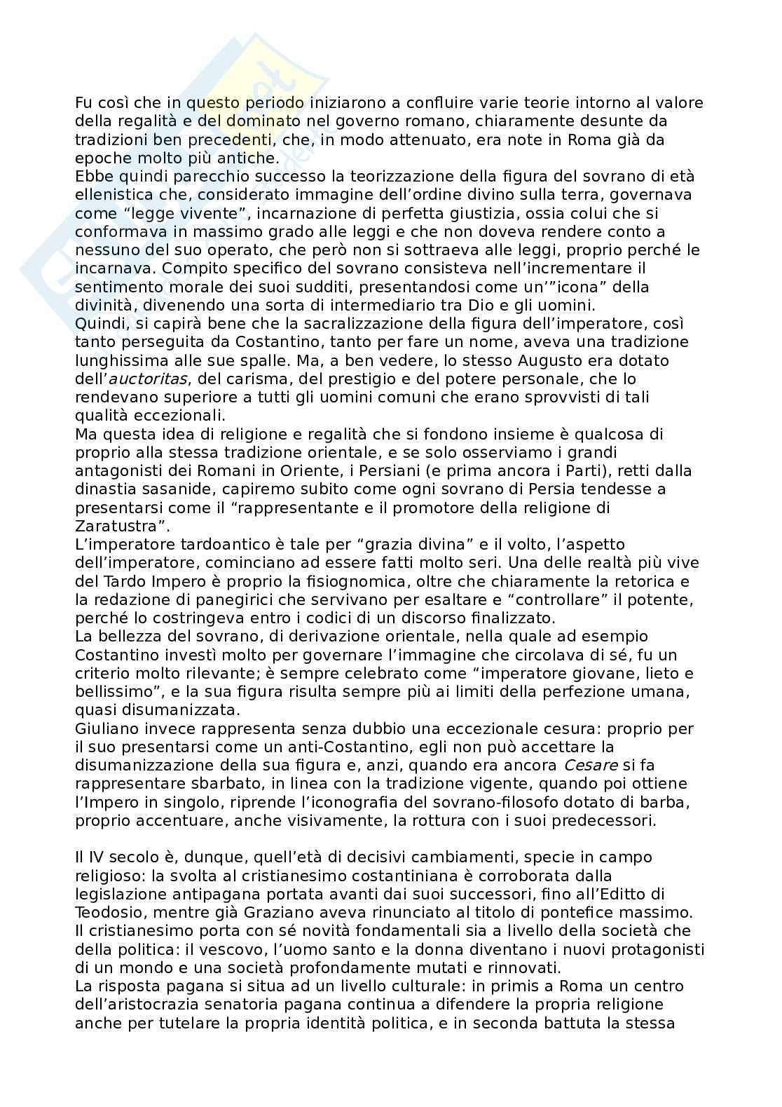 Riassunto esame Storia romana, Prof. Tantillo Ignazio, libro consigliato Storia romana, Gerace, Marcone Pag. 26
