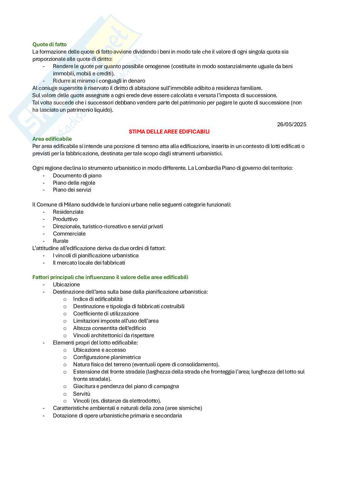 Appunti di Estimo Pag. 46