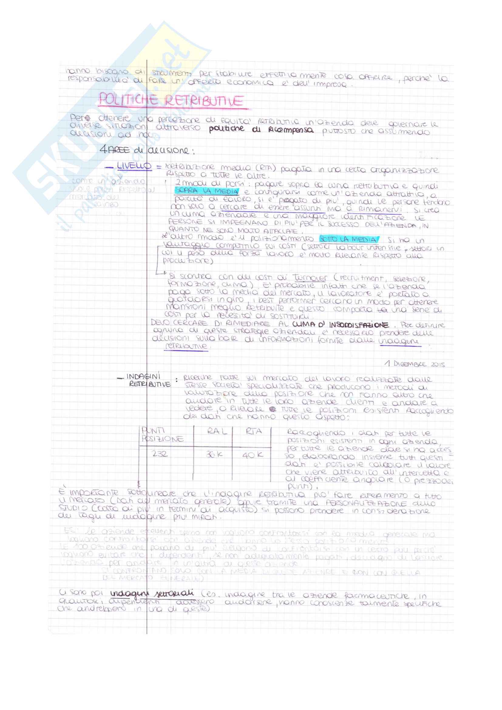 Appunti di Organizzazione e gestione delle risorse umane Pag. 56
