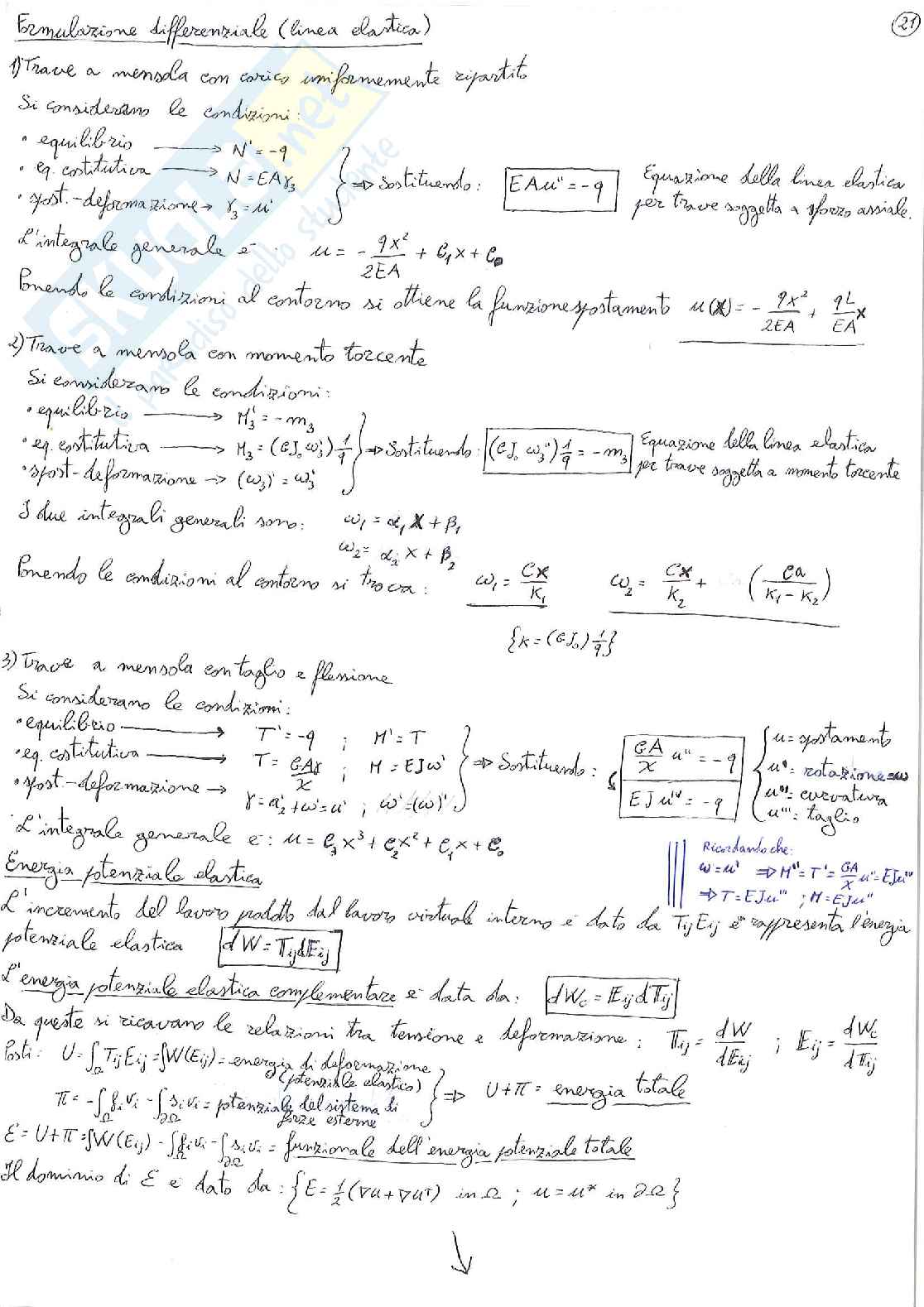 Riassunto "Scienza delle costruzioni" Pag. 21