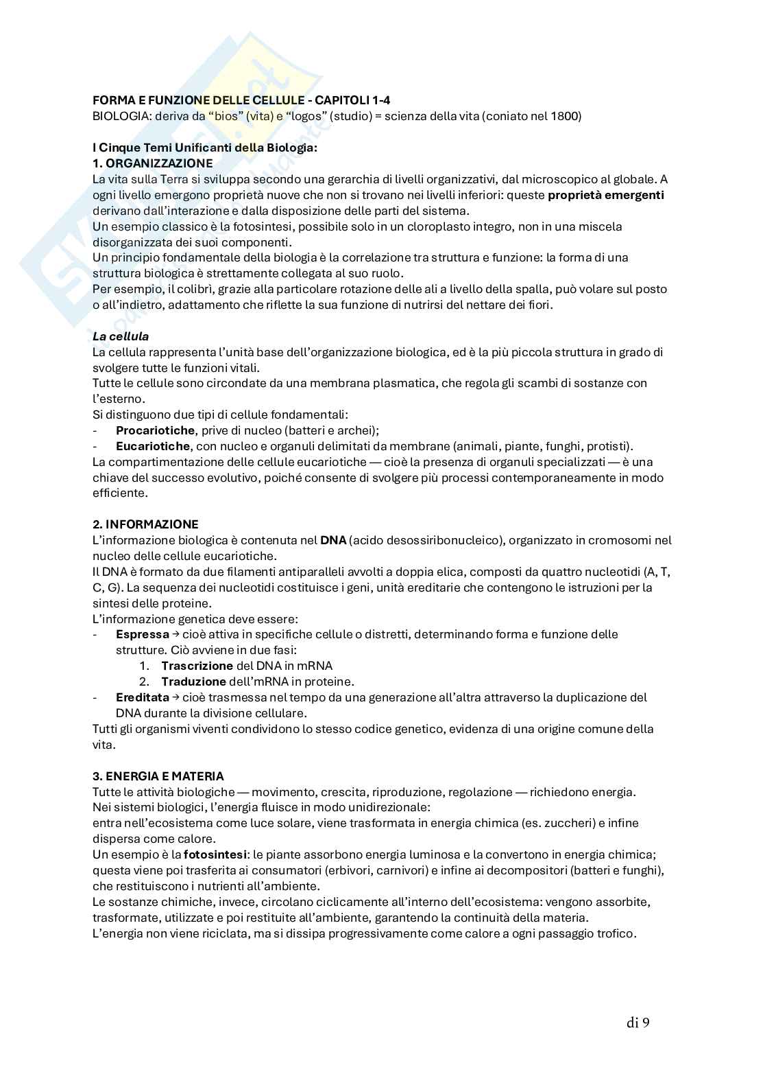 Biologia animale Pag. 1