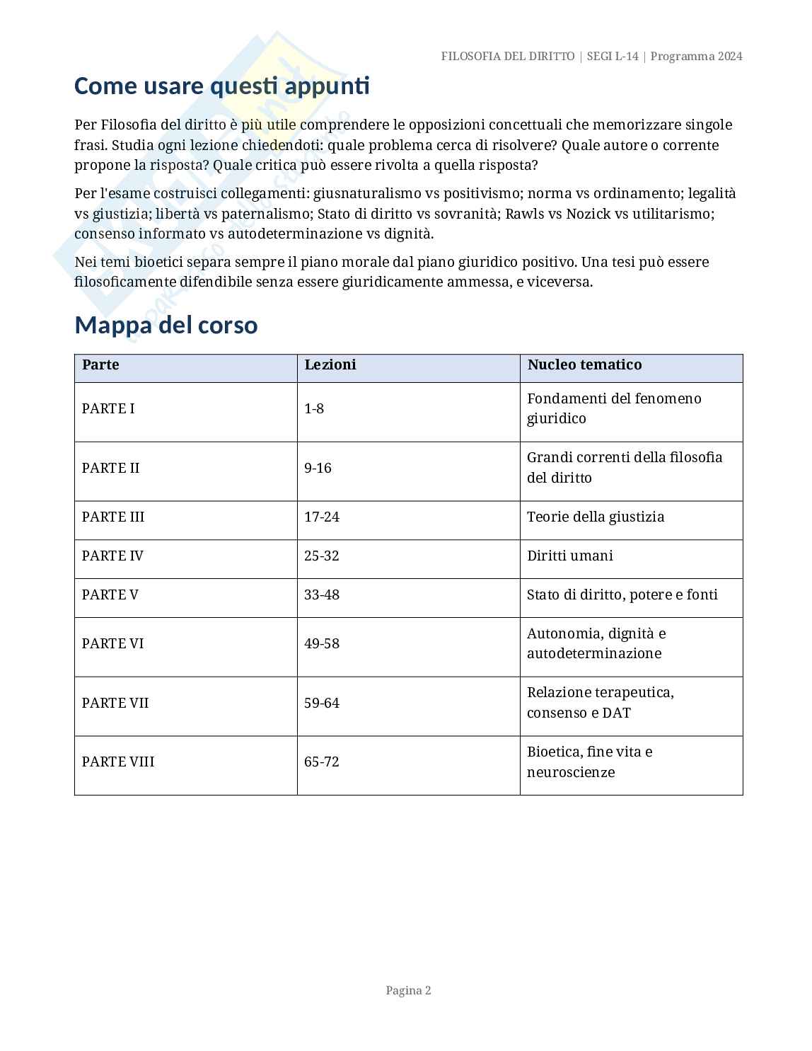 Appunti di Filosofia del diritto  Pag. 2