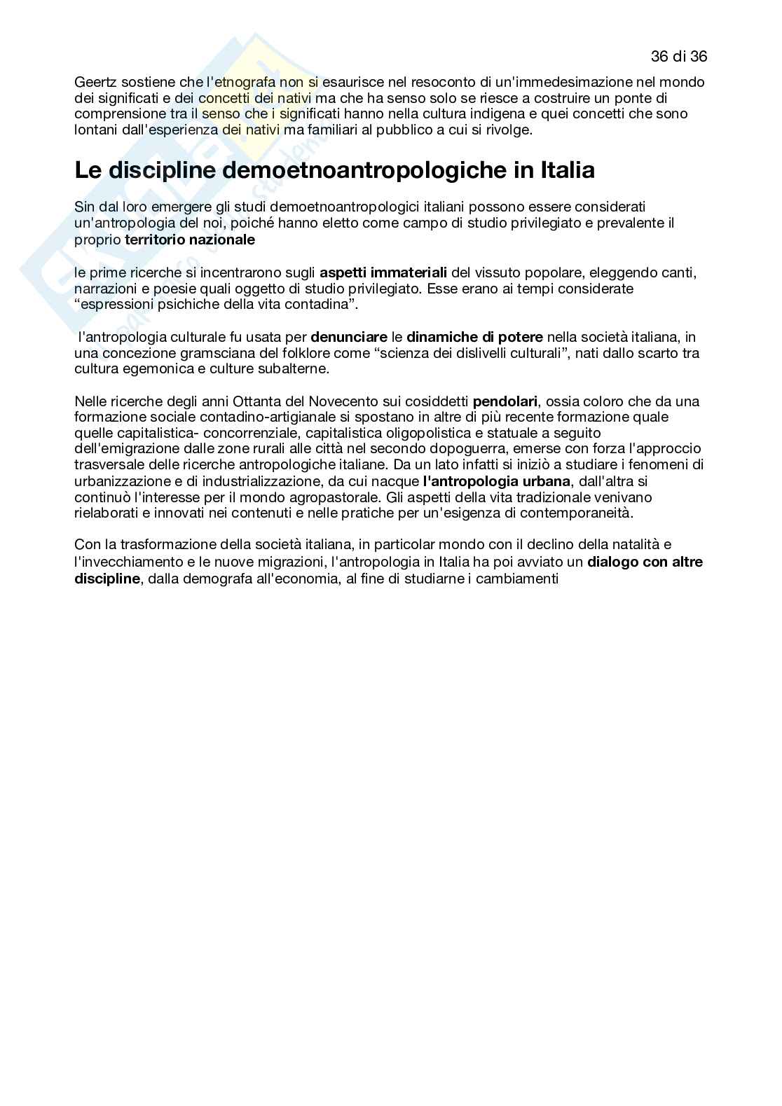 Appunti Antropologia culturale Pag. 36
