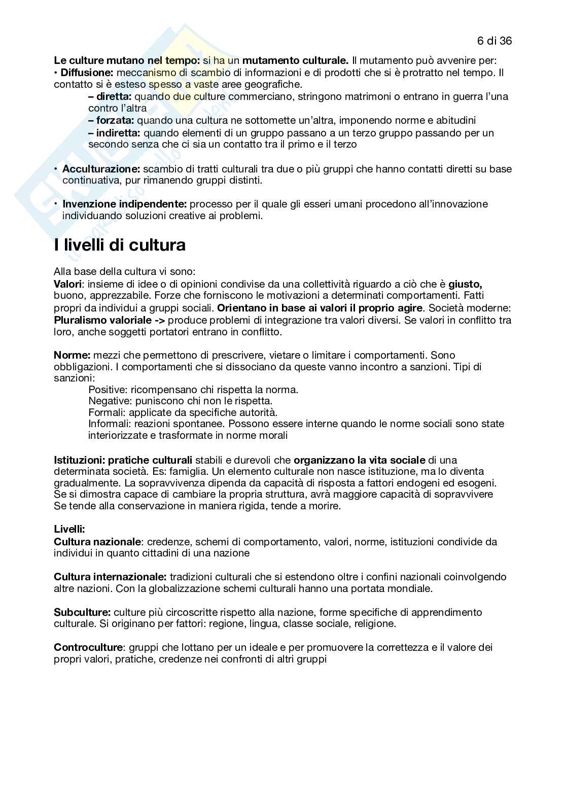 Appunti Antropologia culturale Pag. 6