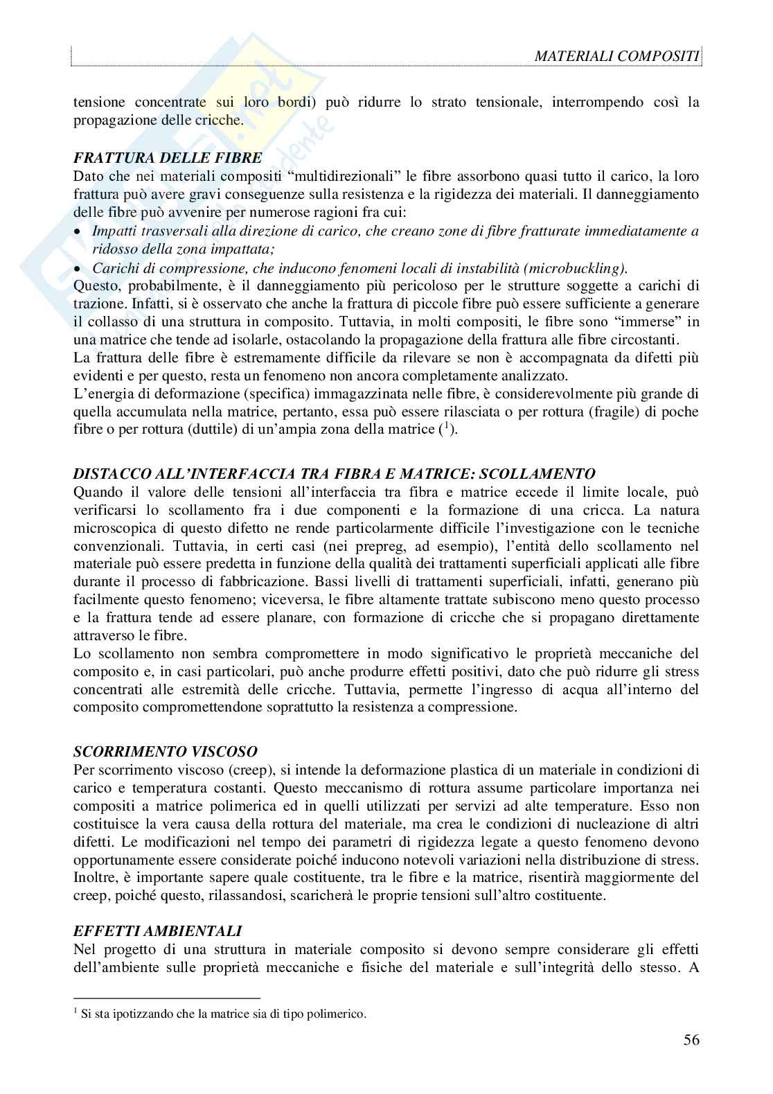 Appunti Meccanica dei materiali sui materiali compositi Pag. 56