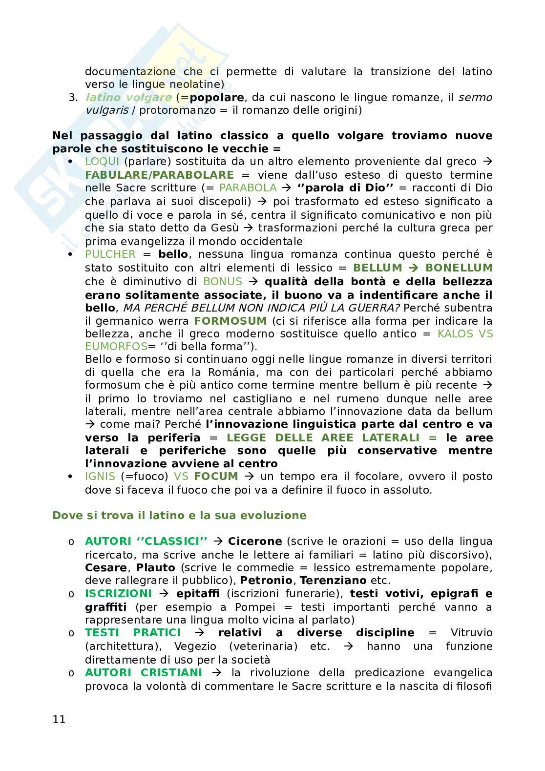 Linguistica generale Pag. 11