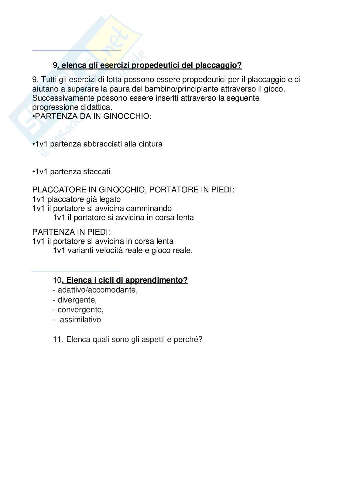 Paniere Giochi sportivi in ambito scolastico (2026) - Risposte multiple corrette Pag. 21