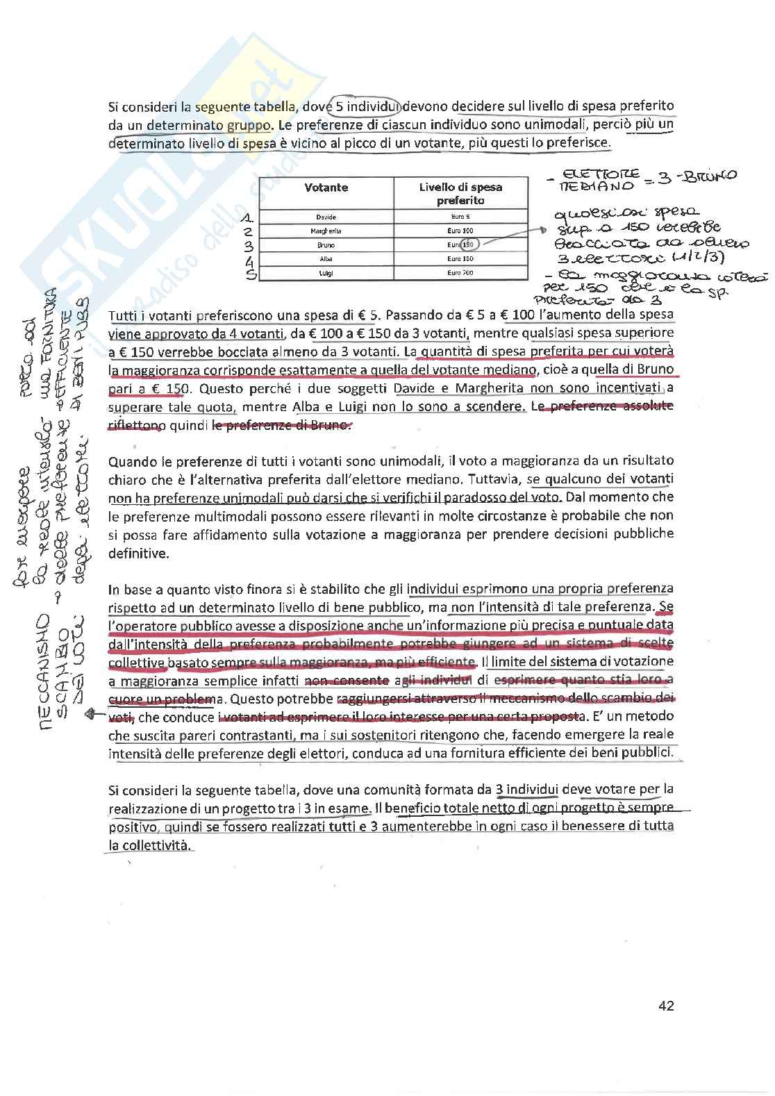 Esercitazioni esame Scienza delle finanze Pag. 46