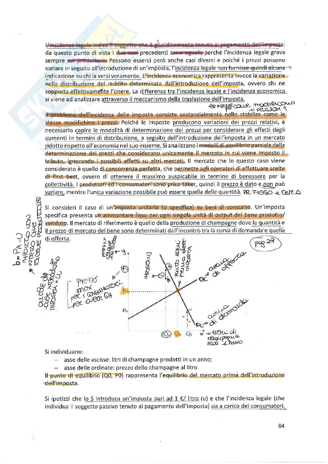 Esercitazioni esame Scienza delle finanze Pag. 66