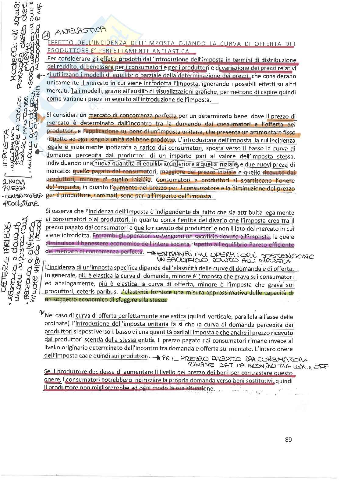 Esercitazioni esame Scienza delle finanze Pag. 91