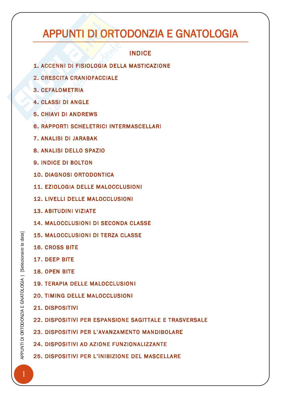 Ortognatodonzia I Pag. 2