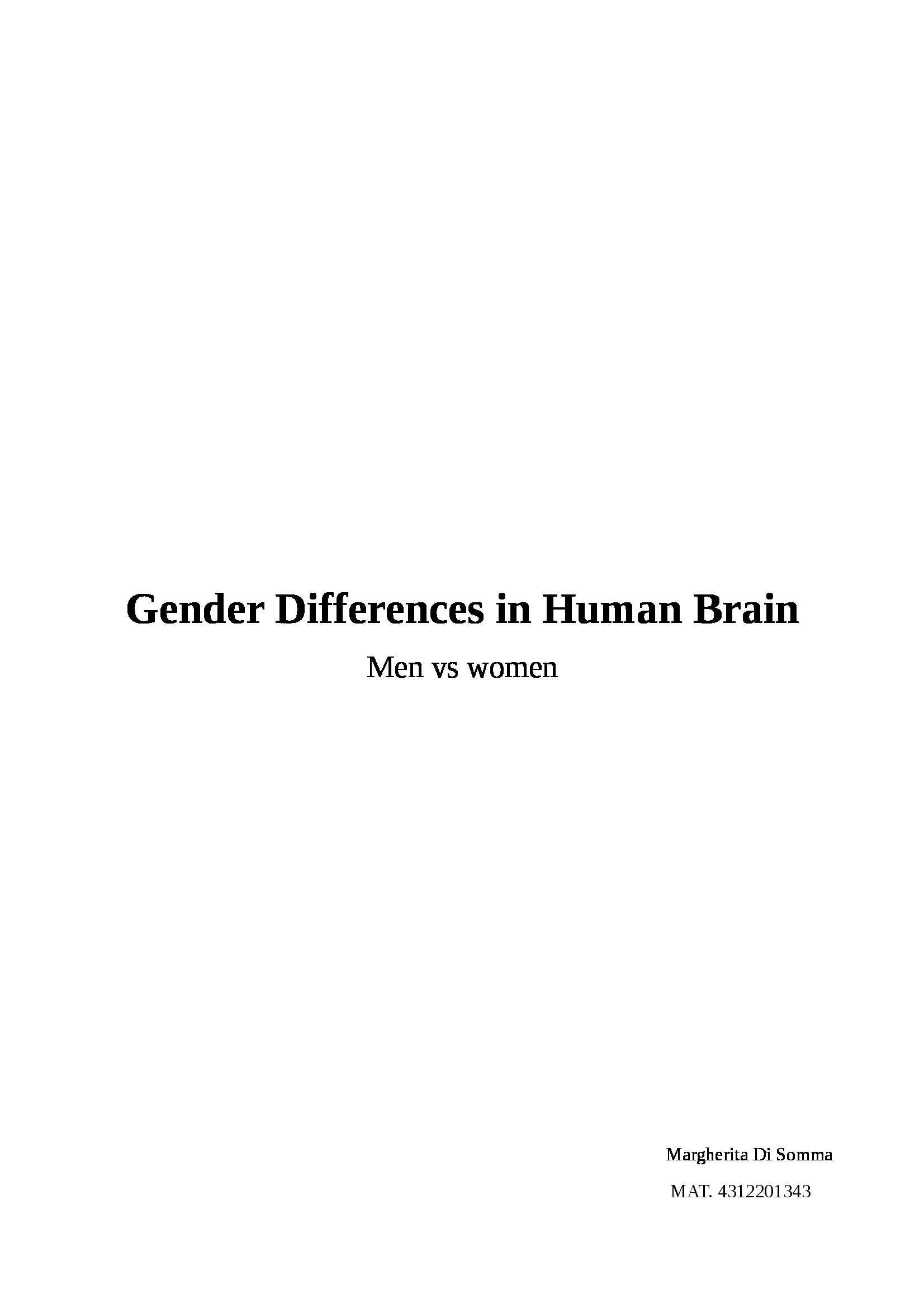 Lingua inglese - gender differences Pag. 1