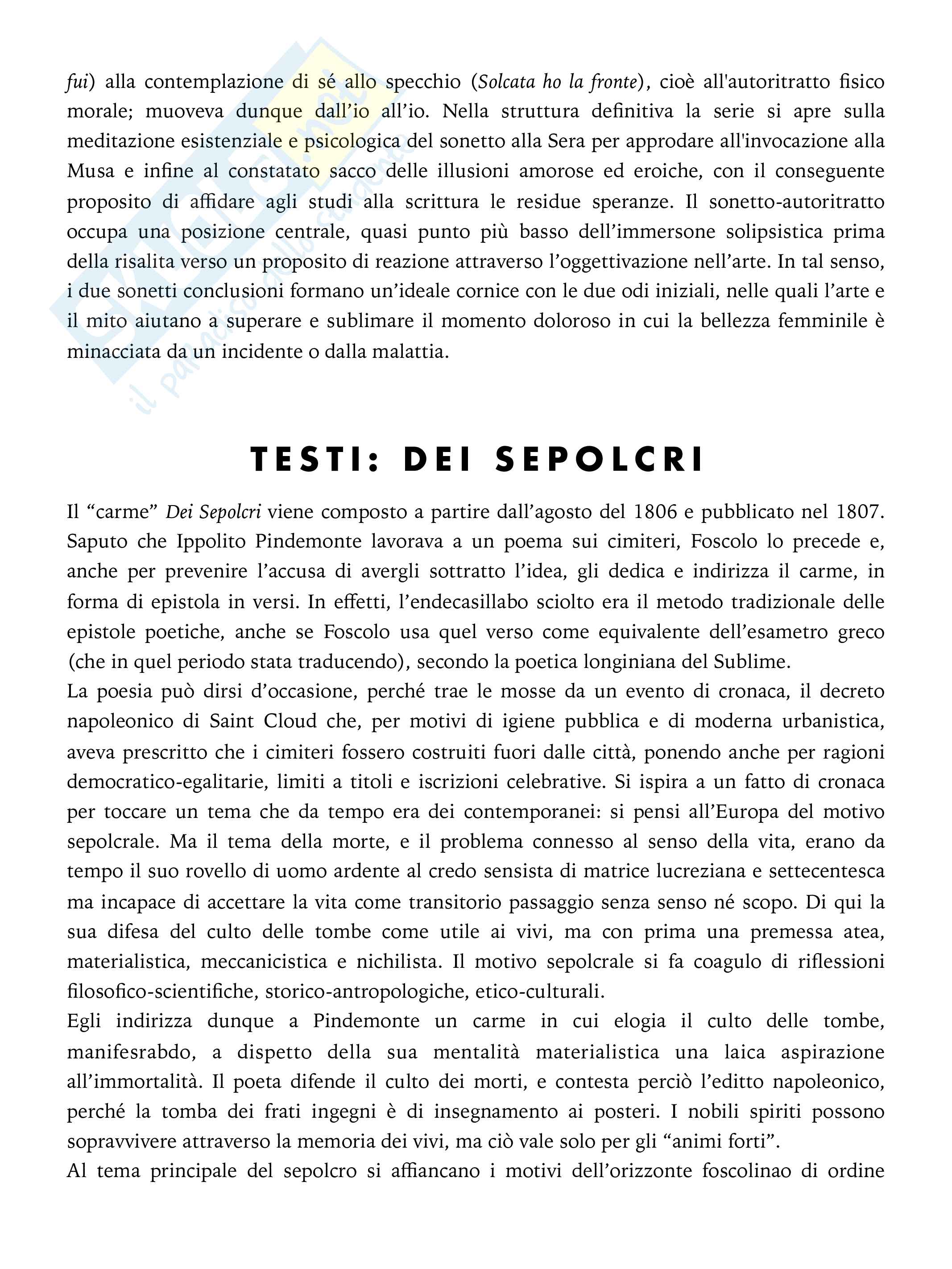 Ugo Foscolo Pag. 26