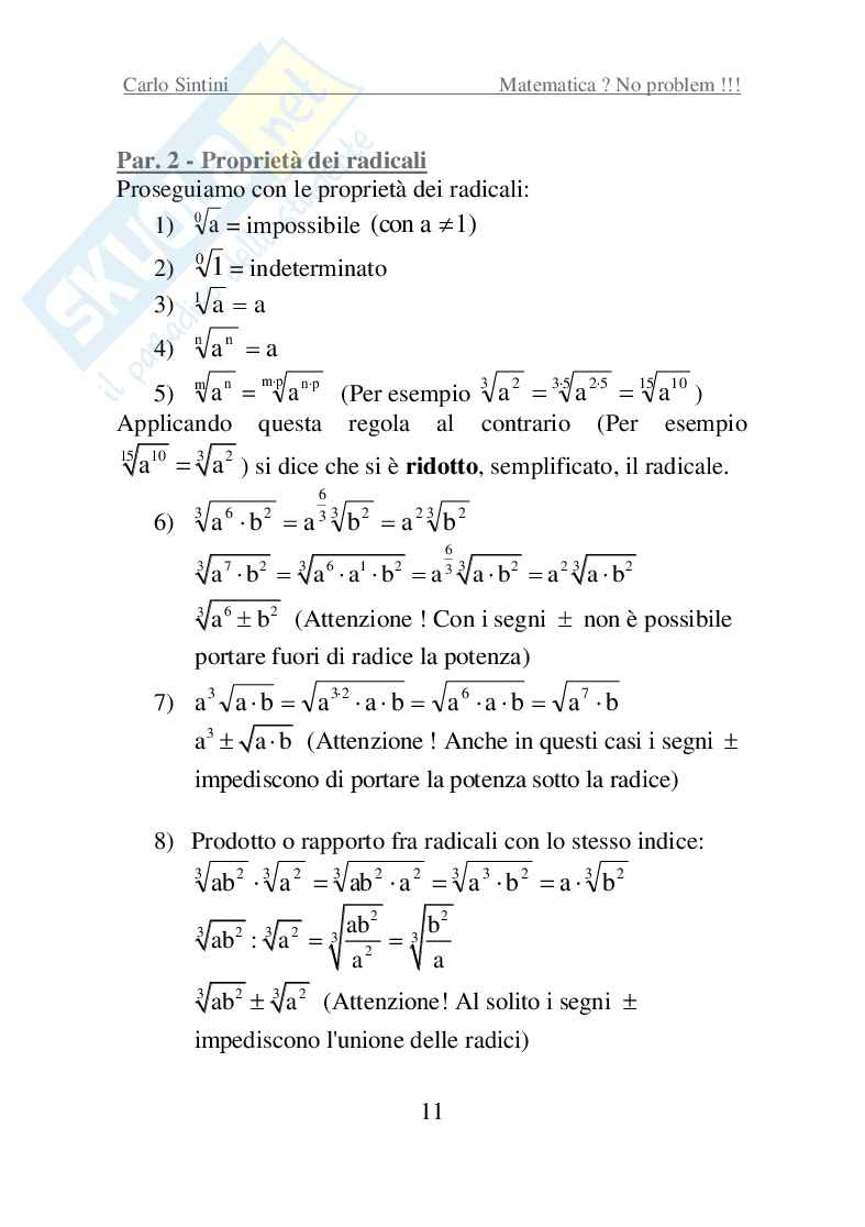 Matematica? ... No problem! (ebook) Pag. 11