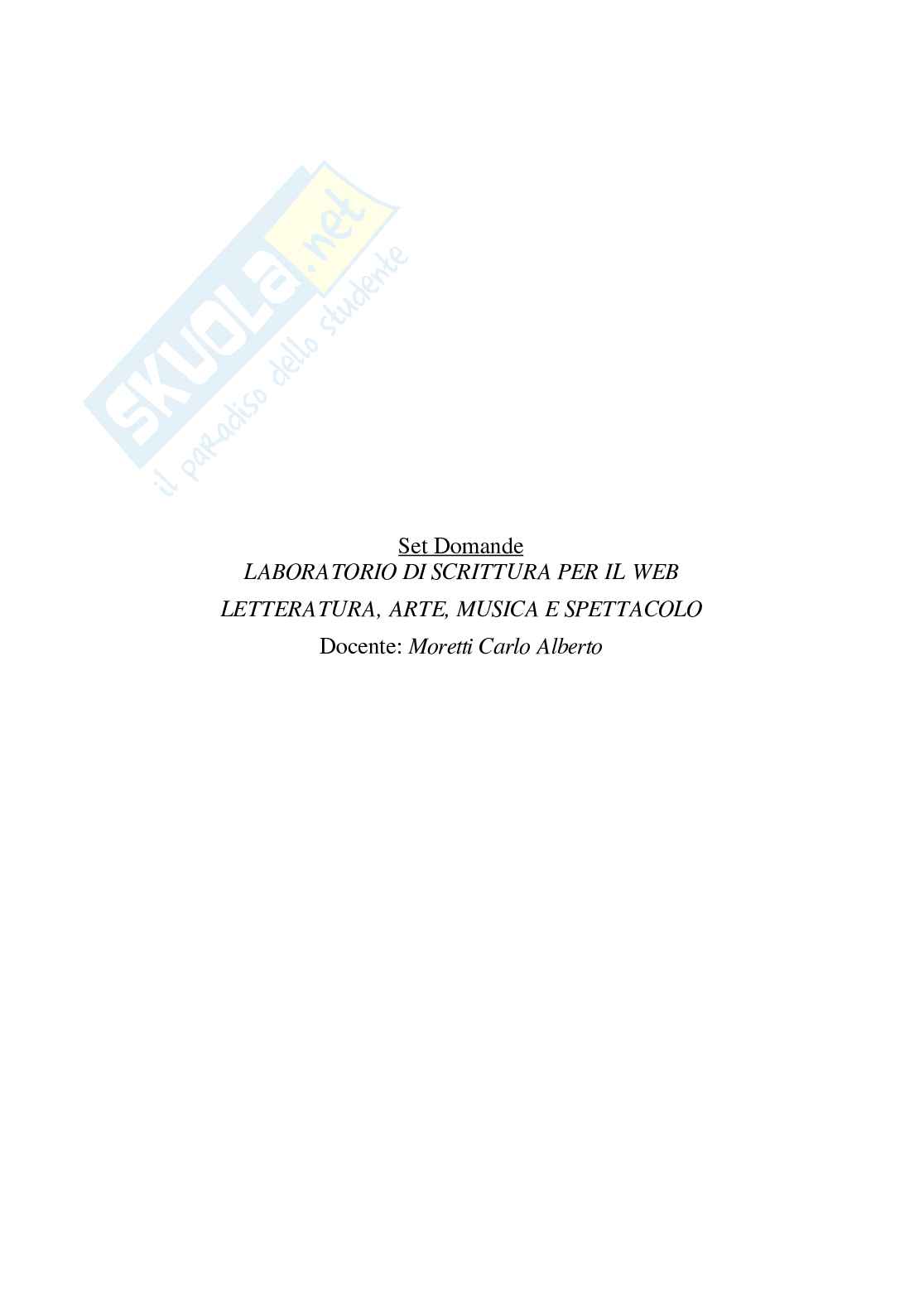 Paniere Laboratorio di scrittura per il web - Risposte multiple - aggiornato (2026) Pag. 2