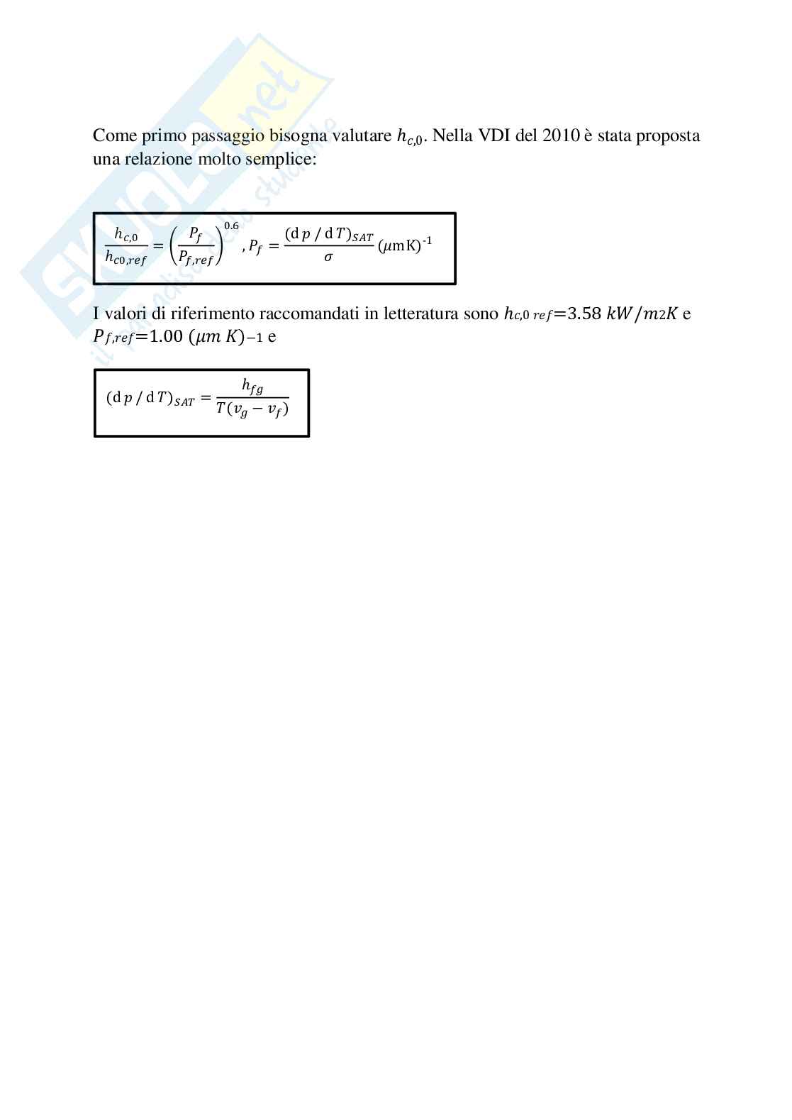 Confronto delle correlazioni per la valutazione del coefficiente di scambio in ebollizione nucleata Pag. 11