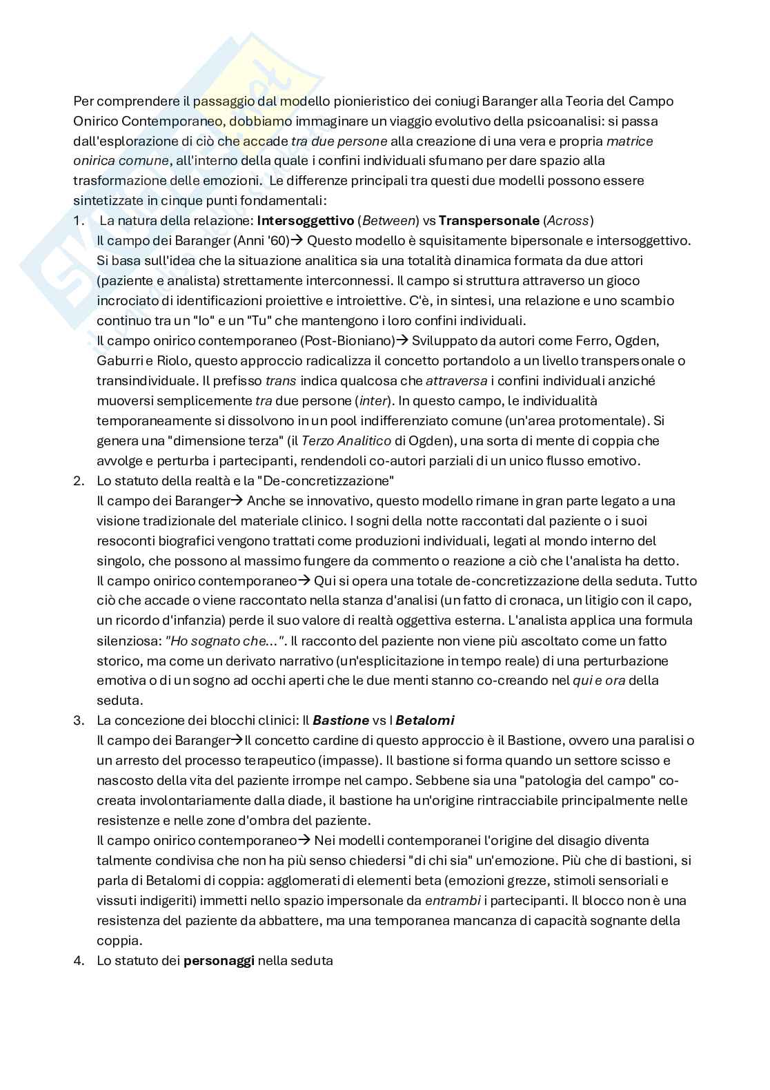 Domande e risposte esame di Psicologia dinamica progredita  Pag. 11