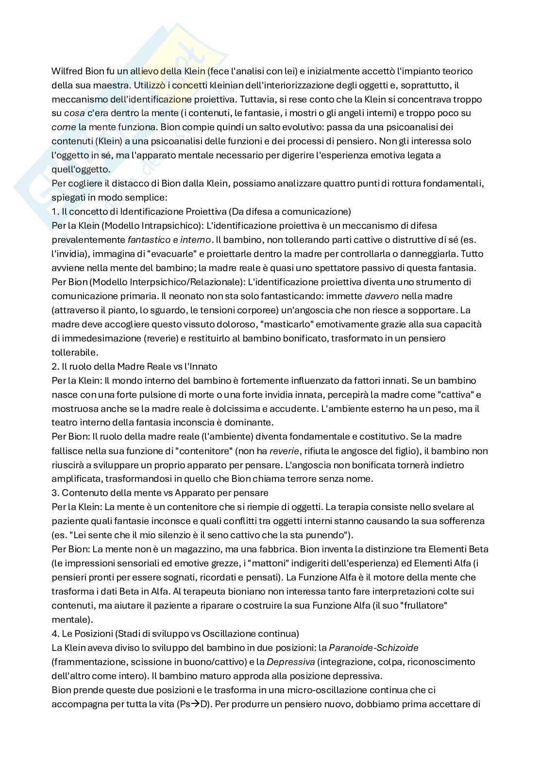 Domande e risposte esame di Psicologia dinamica progredita  Pag. 16