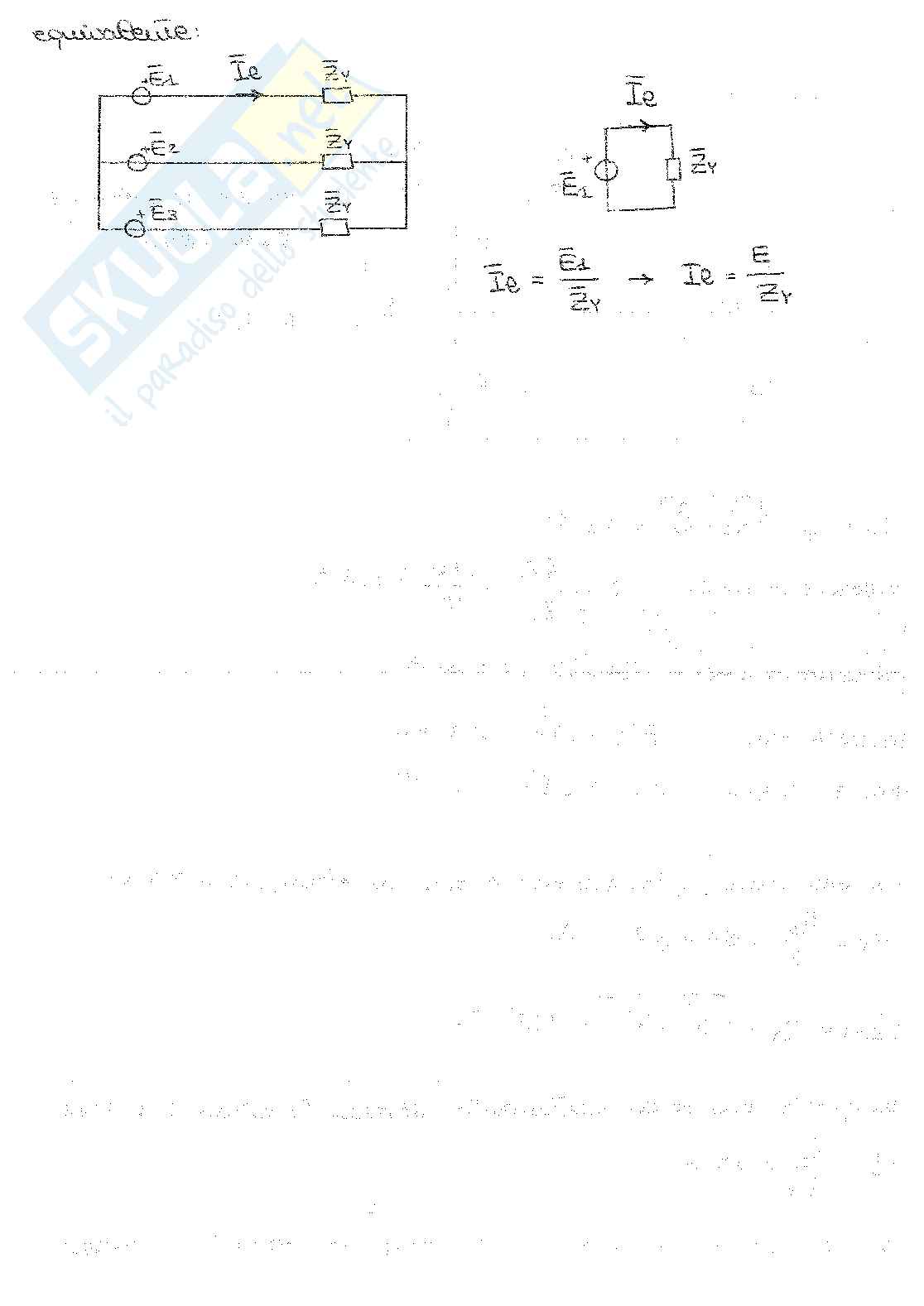 Esercizi di Elettrotecnica e macchine elettriche sui sistemi trifase Pag. 2