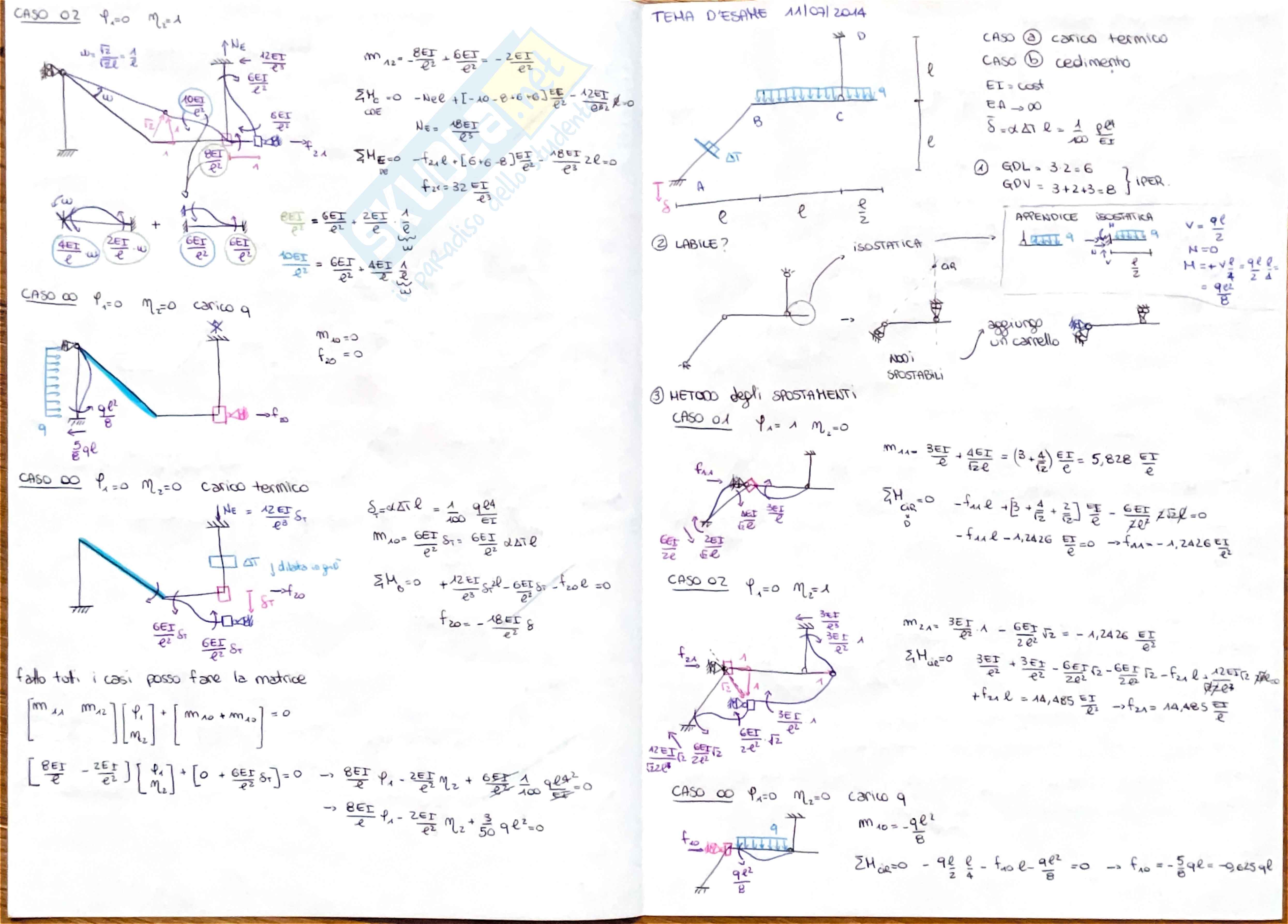Temi d’esame svolti di Tecnica delle costruzioni Pag. 6