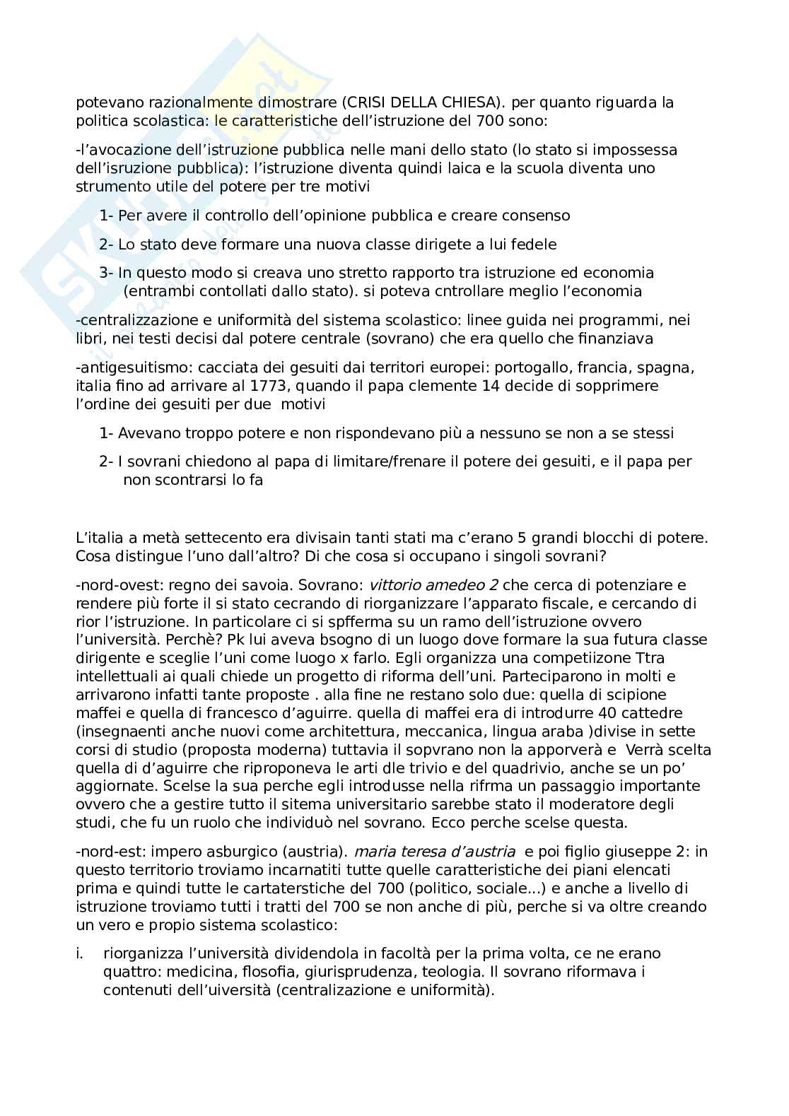 Appunti Storia dell'educazione Pag. 16