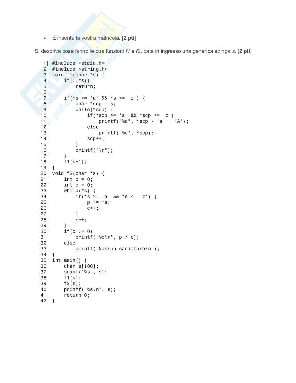 Tema d’esame svolto di Fondamenti di automatica Pag. 6