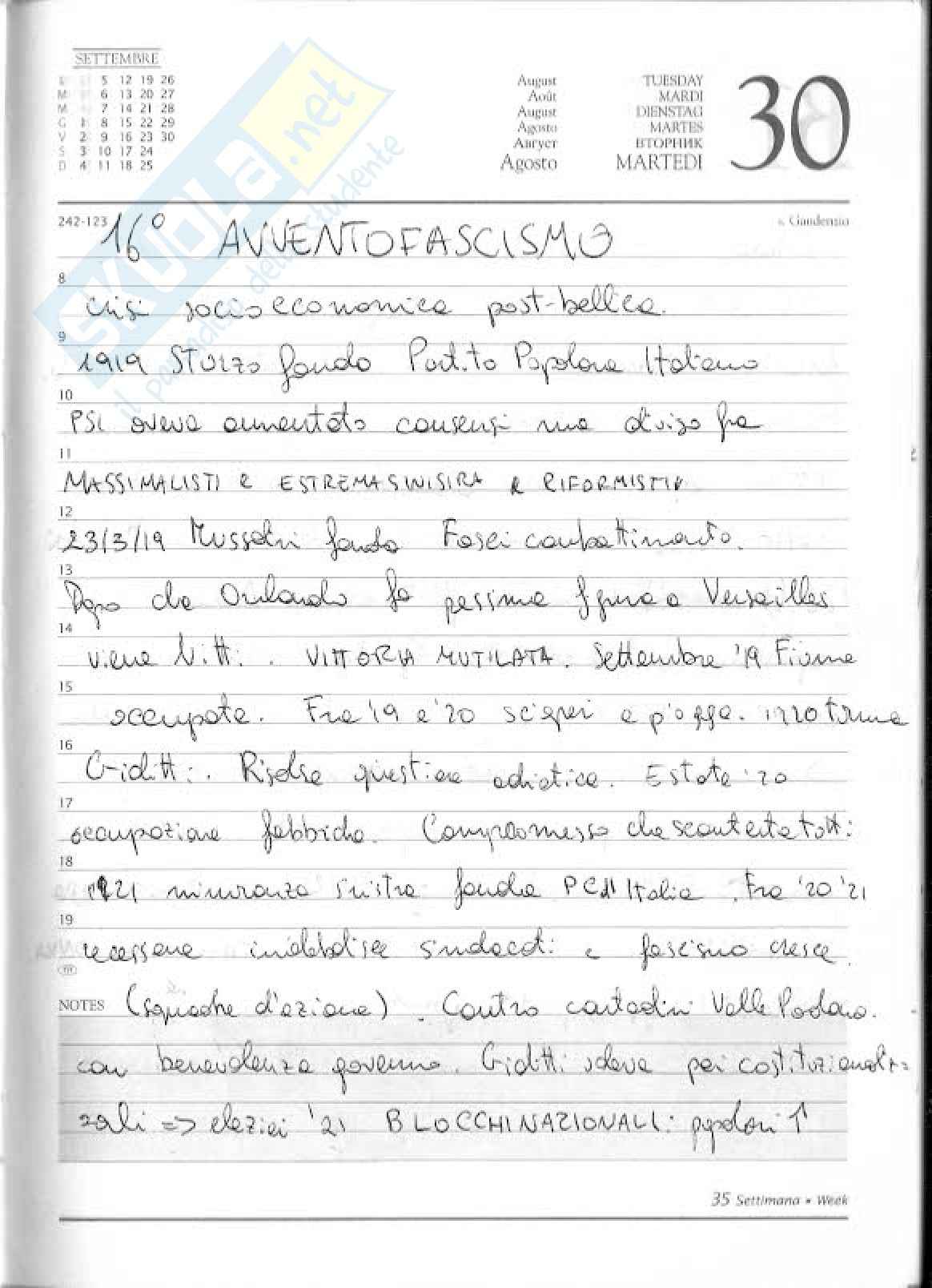 Italia fascista - Sabbatucci, Vidotto Pag. 1