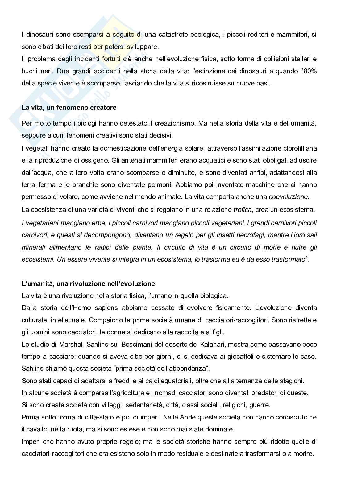 Riassunto esame Etica della formazione, Prof. Fadini Ubaldo, libro consigliato 7 lezioni sul pensiero globale, Morin  Pag. 11